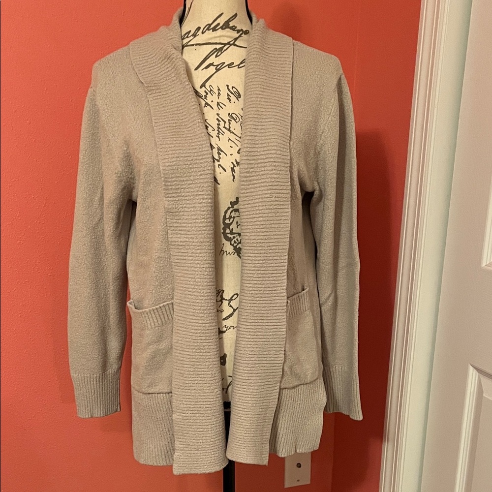 RACHEL ZOE Women's Tan Cardigan Sweater